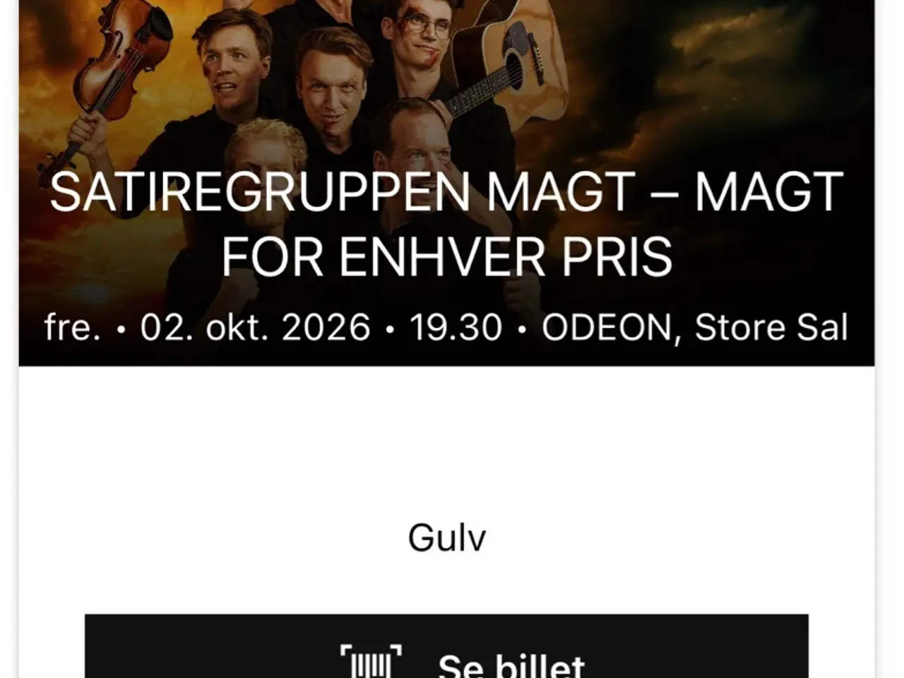 Billede 2 - 2 billetter Satiregruppen MAGT