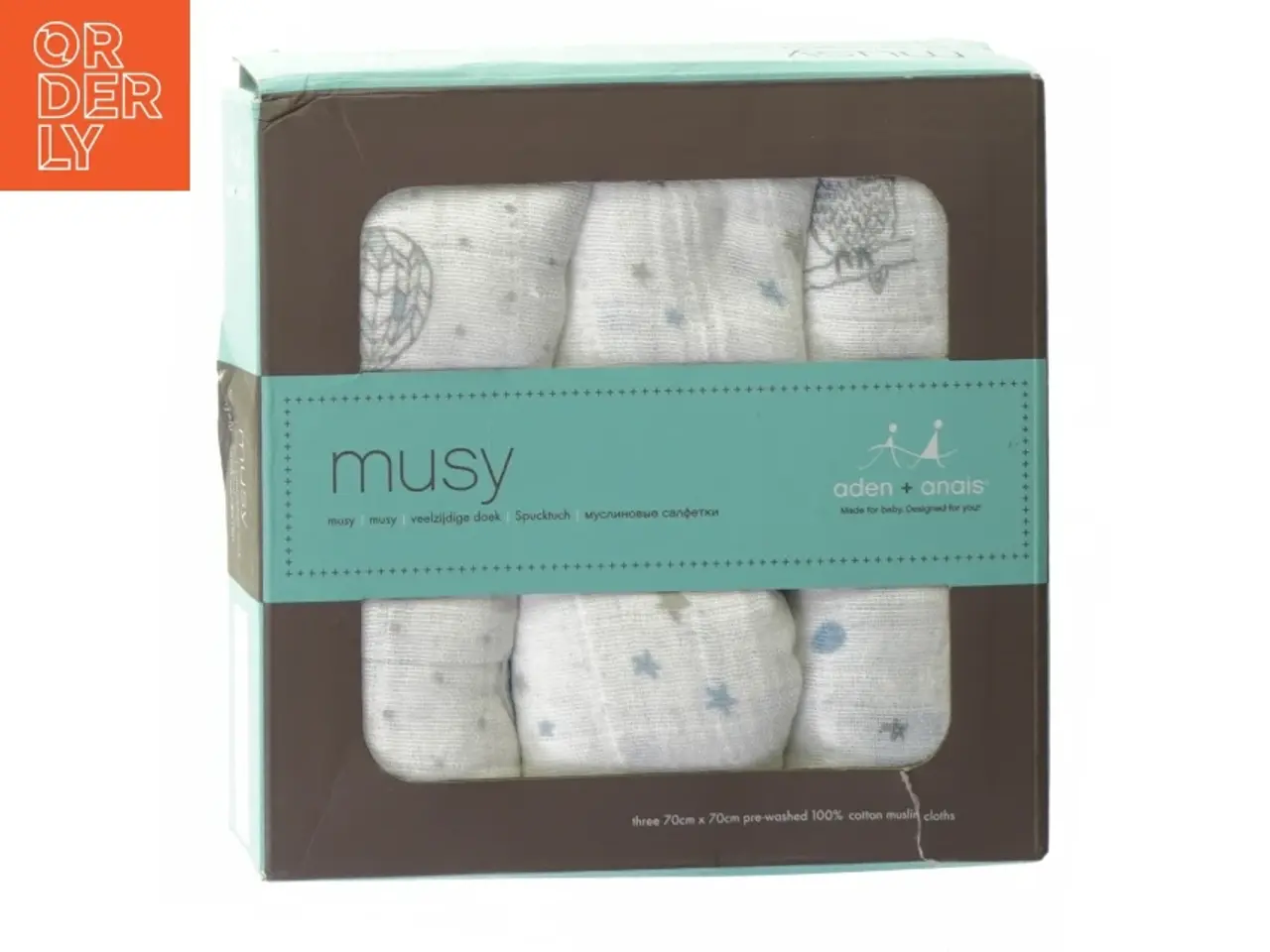 Billede 1 - Musy stofbleer fra Aden + Anais (str. 70x70cm)