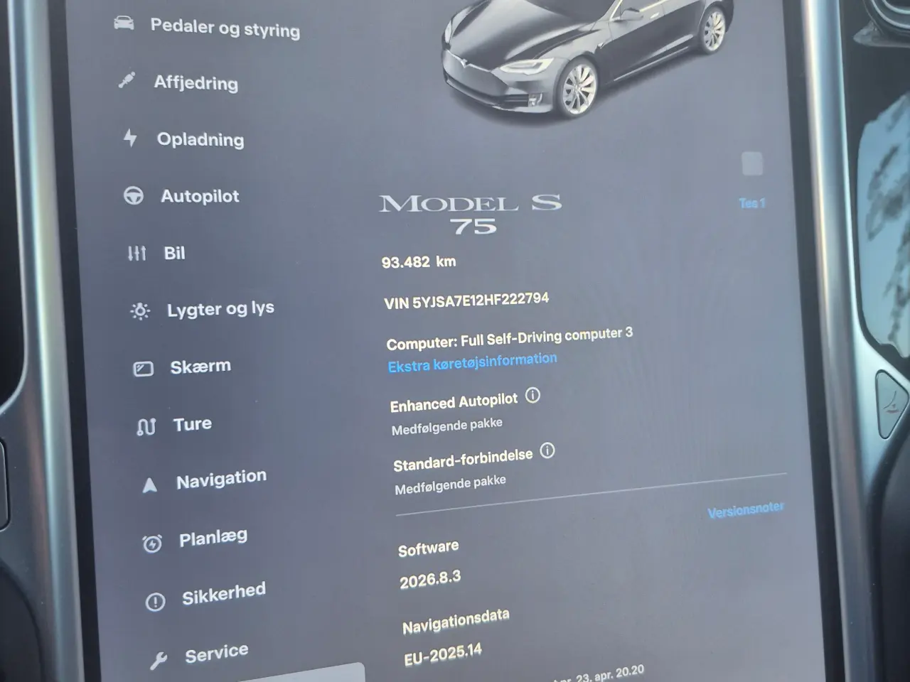 Billede 8 - Tesla Model S 75 Shadowline