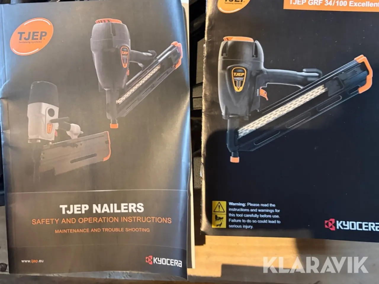 Billede 6 - Trykluftdrevet stavsømpistol TJEP GRF 34/100 Excellent 100030
