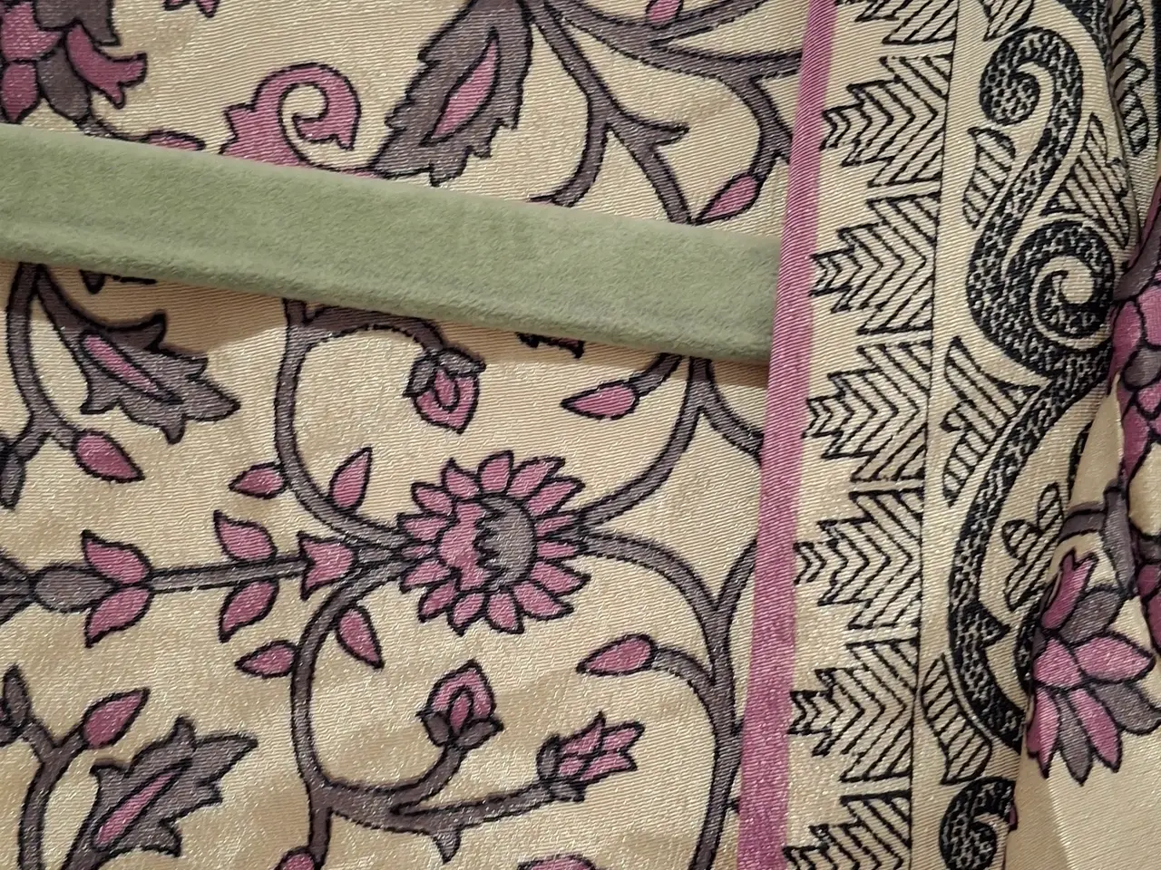 Billede 3 - Silkekimono i onesize