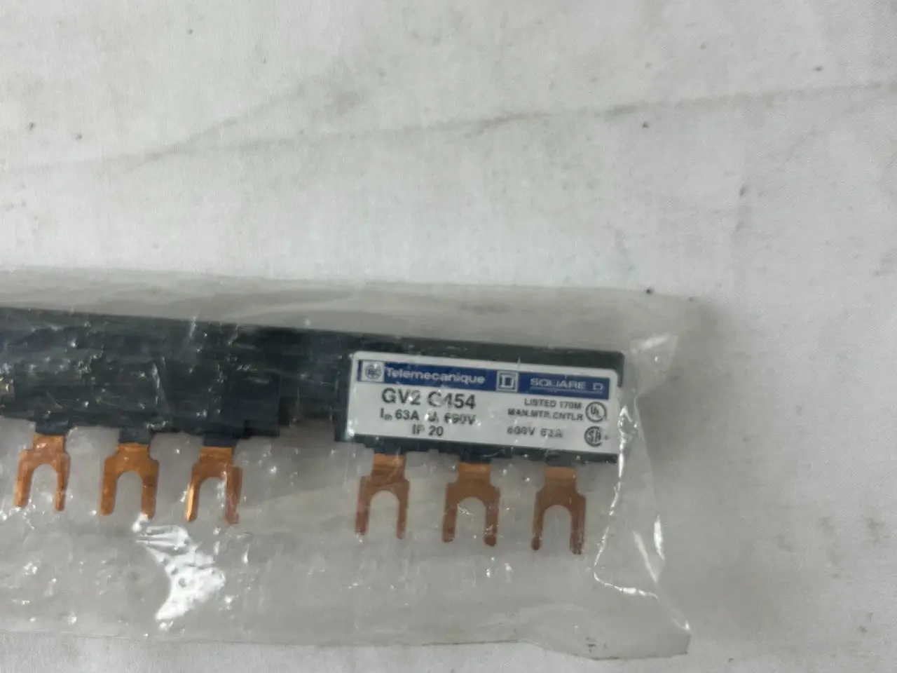 Billede 4 - Telemecanique GV2C154 Busbar Comb stik 3P 63A 690V