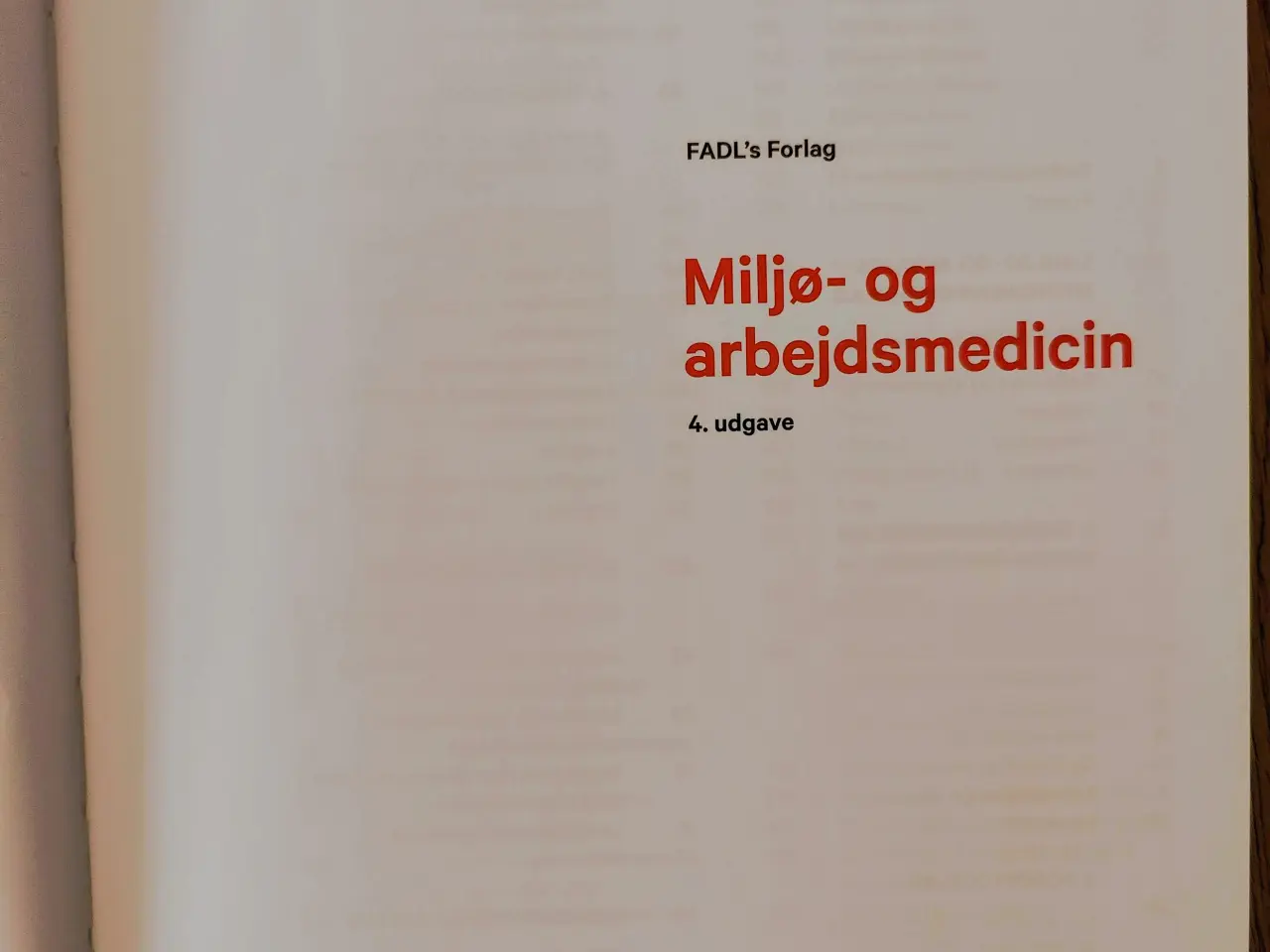 Billede 2 - Bog til medicinstudiet - MIljø- og arbejdsmedicin