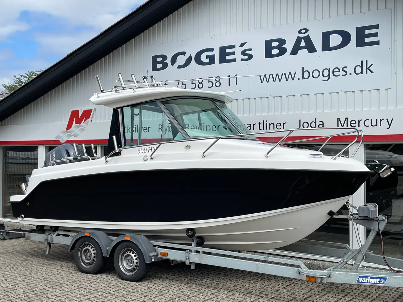 Billede 2 - 600 HT med Yamaha F150 og Variant 2700 kg trailer inkl. el spil