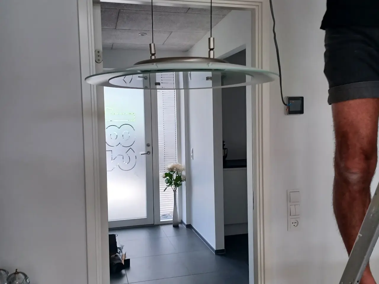 Billede 4 - Loftlampe og bordlampe. 