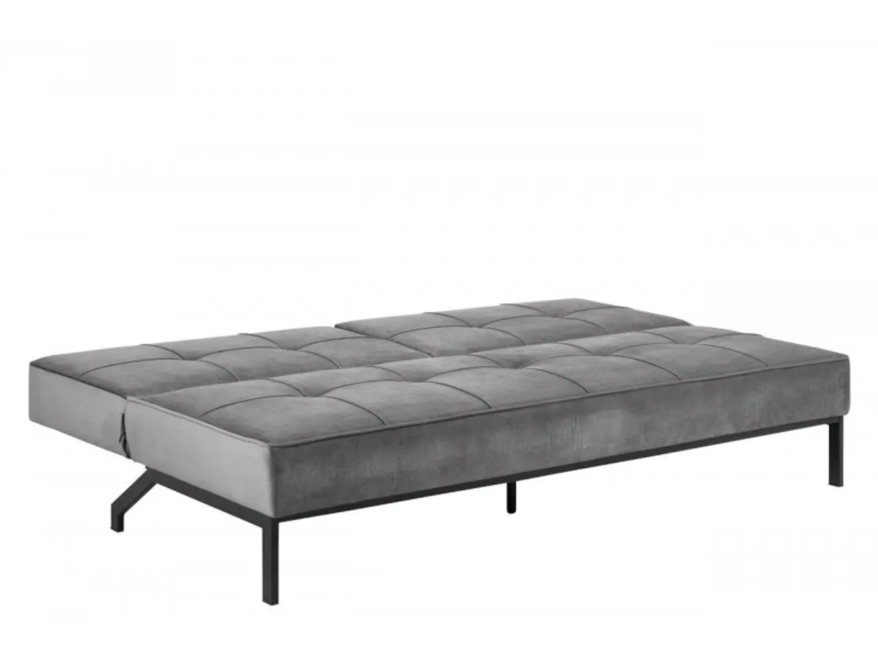 Billede 3 - Perugia sovesofa - Mørkegrå velour