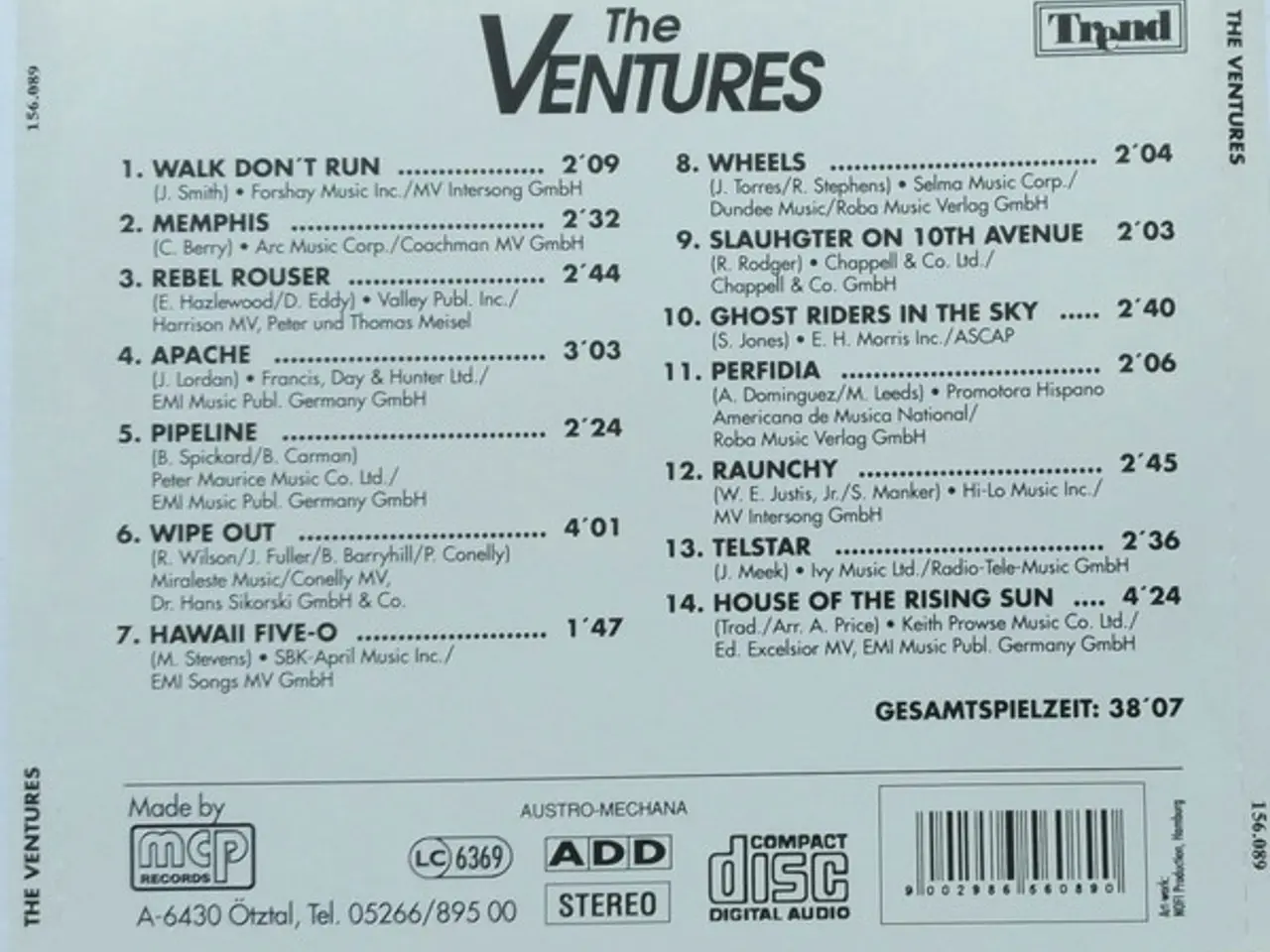 Billede 2 - The Ventures – The Ventures – CD