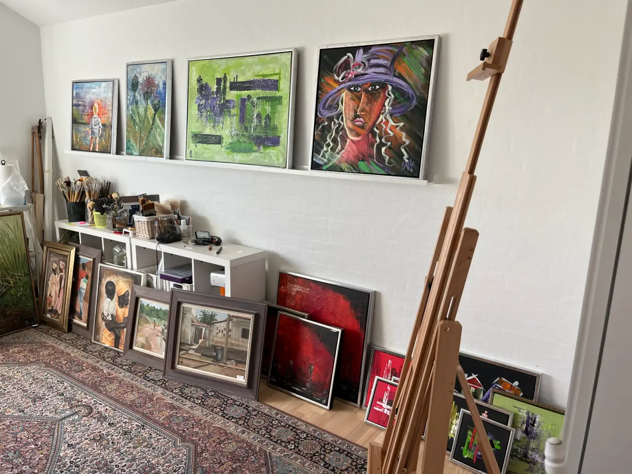 Billede 1 - Malerier flyttesalg atelier