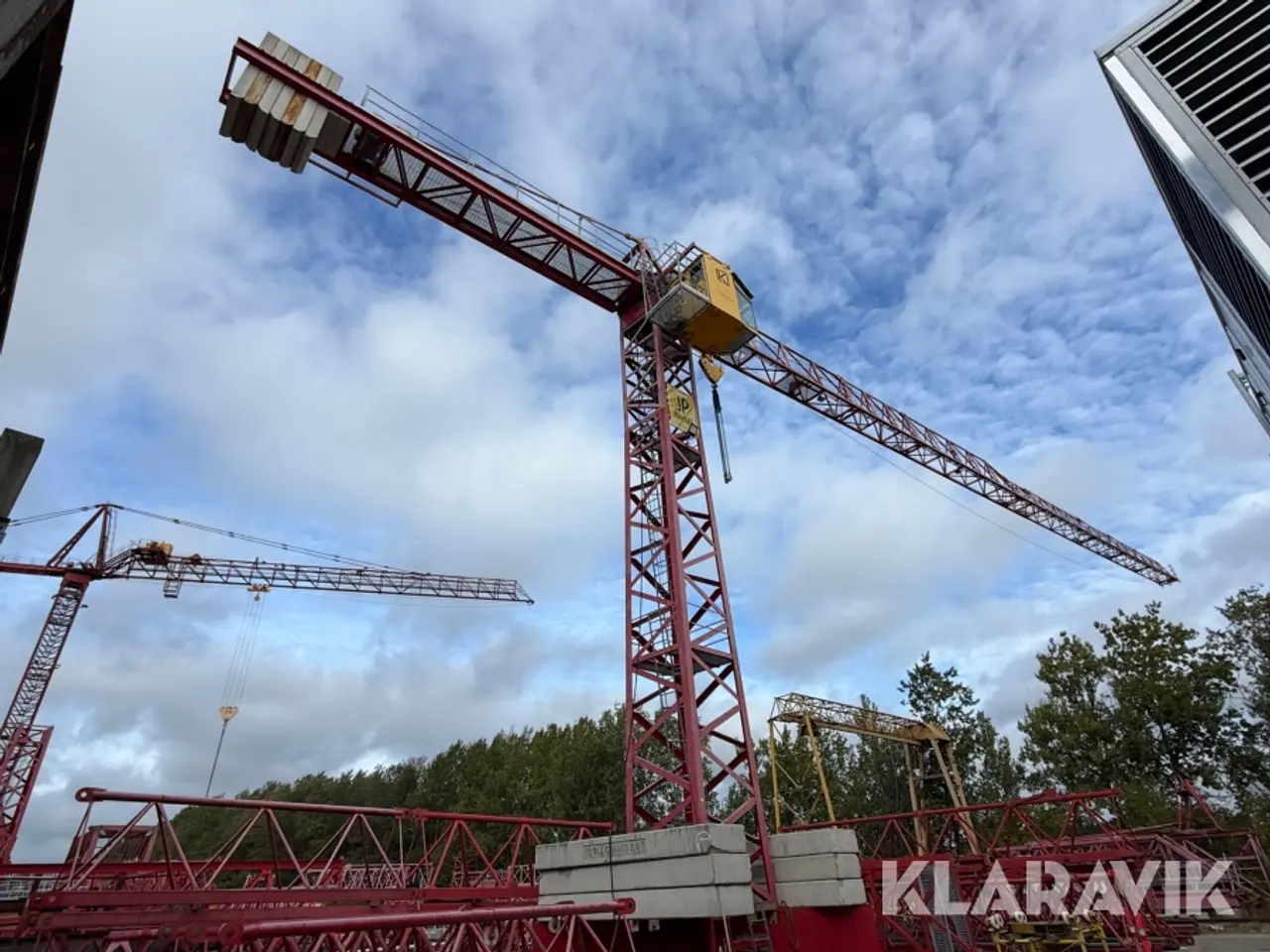Billede 1 - Tårnkran Krøll Cranes K130F med 4.5 x 4.5 meter bundkryds 1 styk