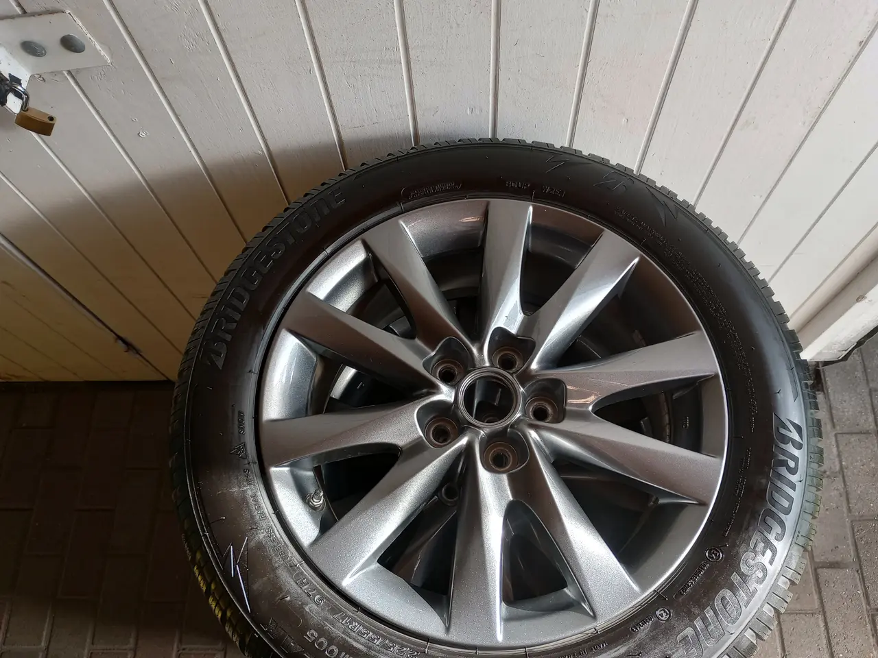 Billede 9 - Originale vinterhjul 17" Mazda, Tpms, Bridgestone