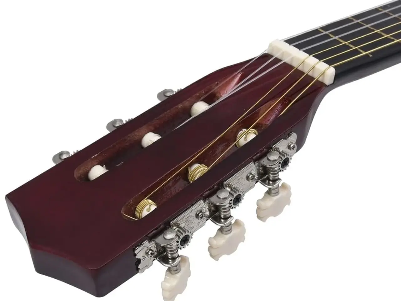 Billede 6 - Klassisk guitarsæt til begyndere 4/4 (39") - 12 dele, natur