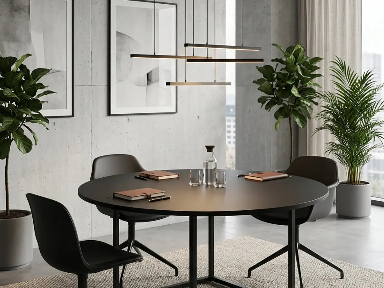 Billede 2 - Rumas Square Cubus Bord – Sort Ø135