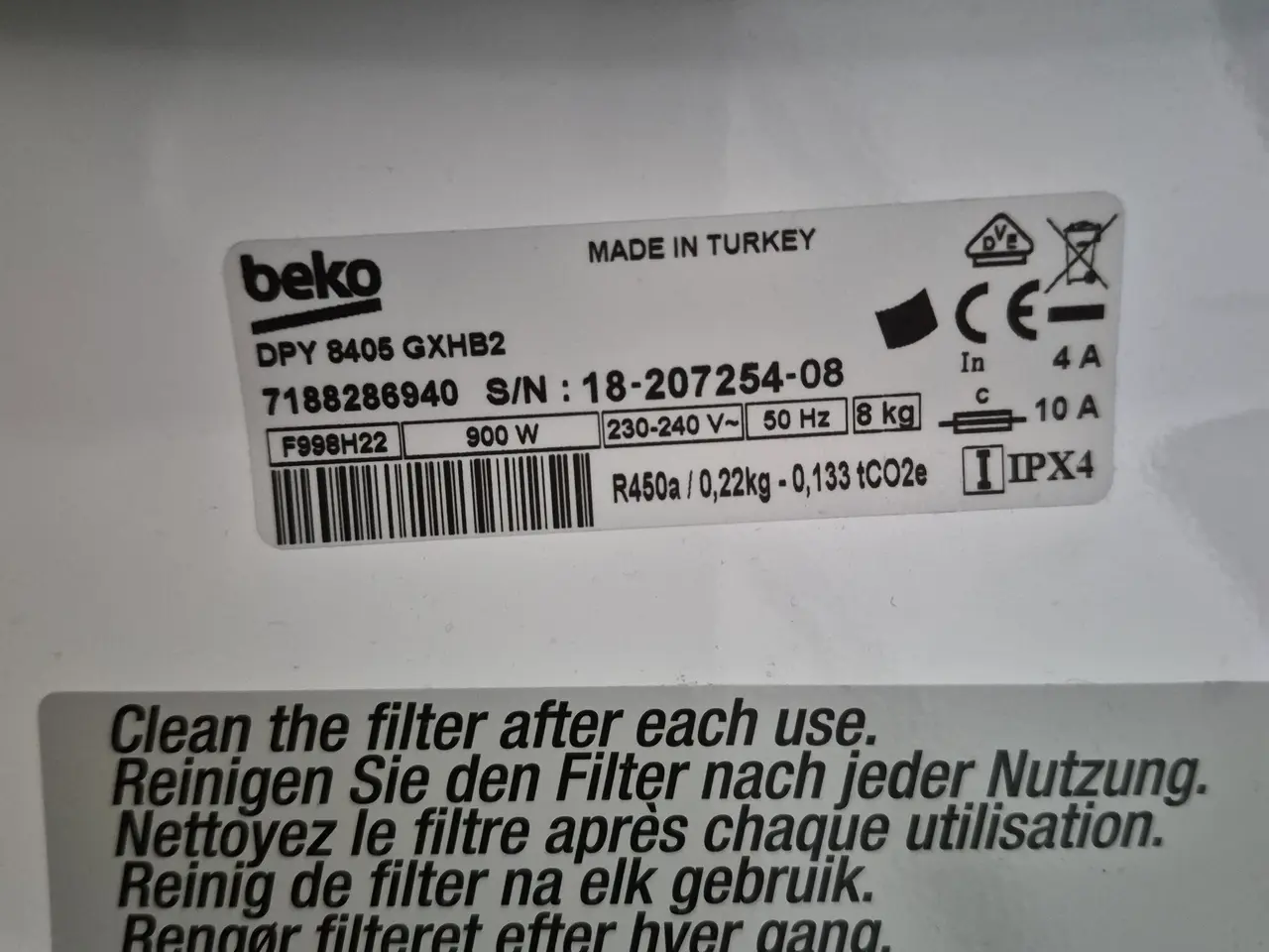 Billede 4 - Beko tørretumbler A+++