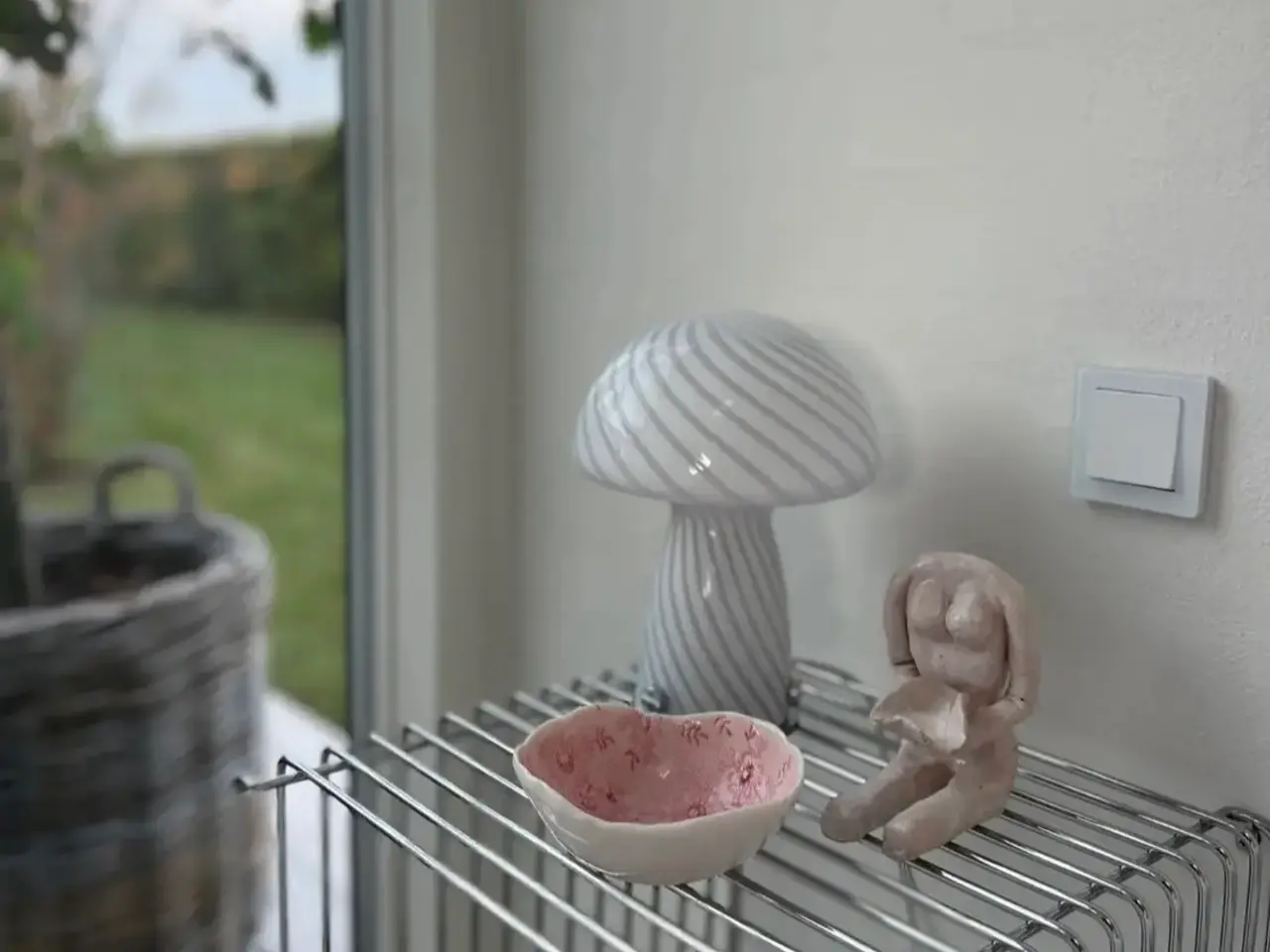 Billede 2 - "Mushroom" bordlampe - hvid
