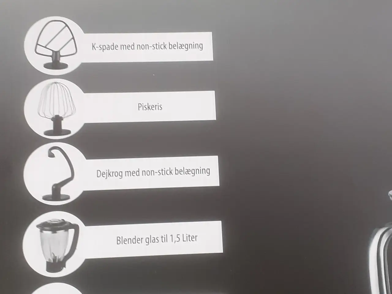Billede 2 - Hâws røremaskine med blender - helt ny