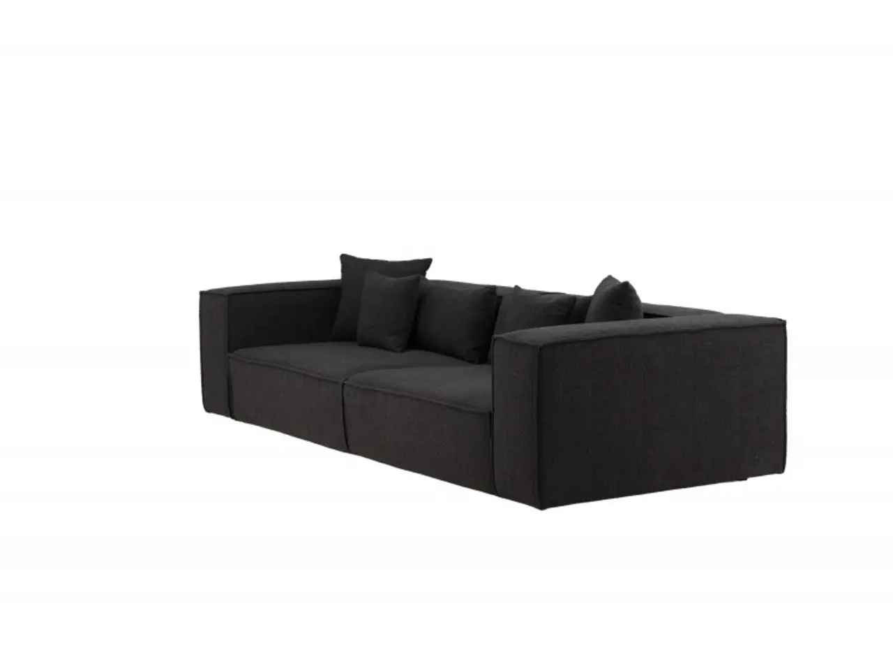 Billede 7 - Gillholmen 3 personers Sofa  - Sort stof