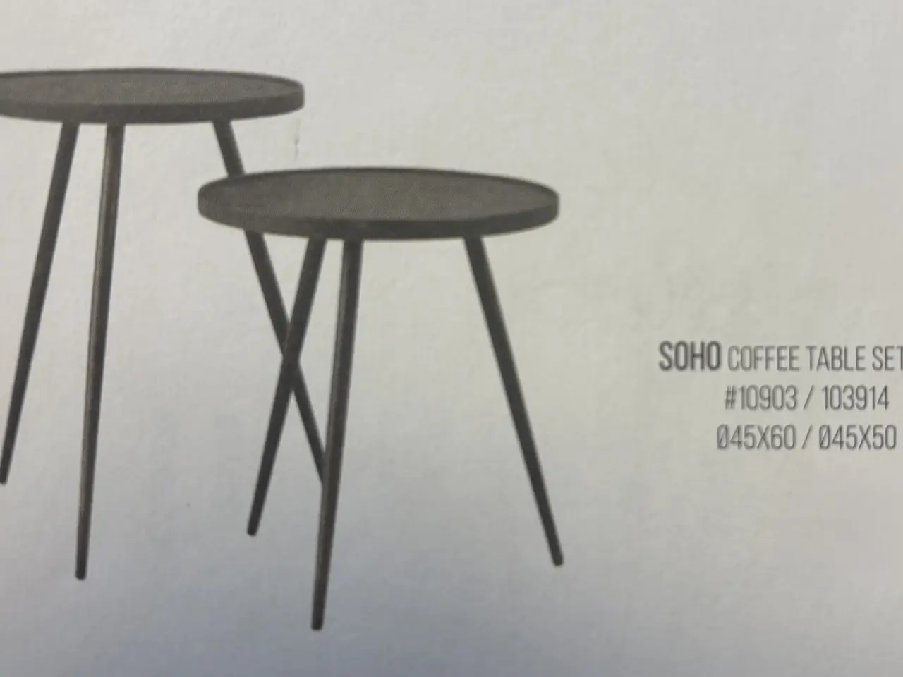 Billede 1 - 2 stk. sofaborde KILROY INDBO Soho