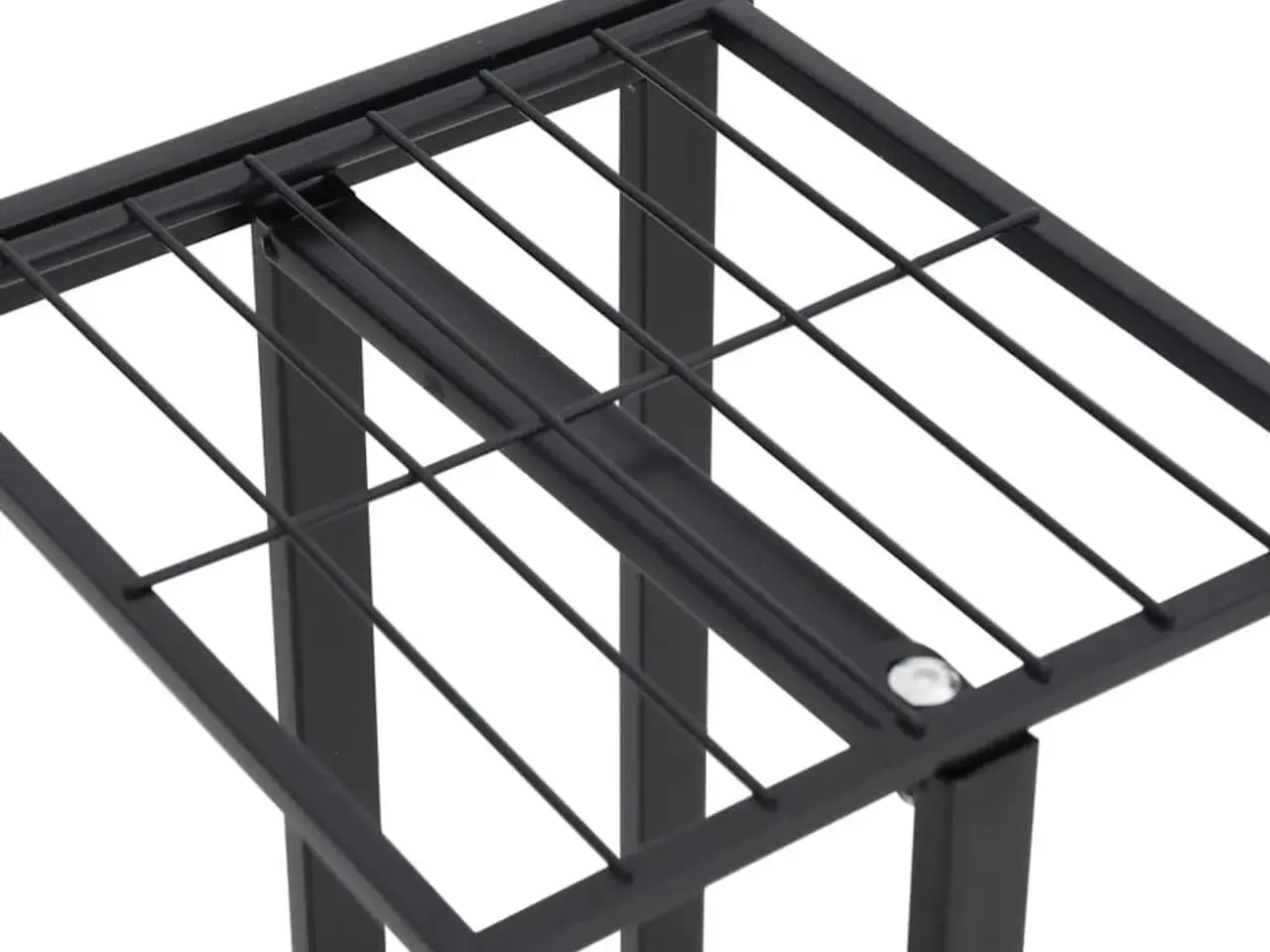 Billede 6 - Blomsterstativ i 5 niveauer - metal, sort 43×22×98 cm
