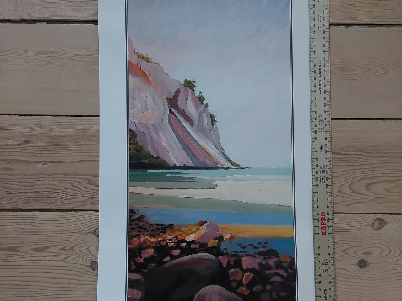Billede 1 - Kunstplakat fra Liza's Gallery – Møns Klint