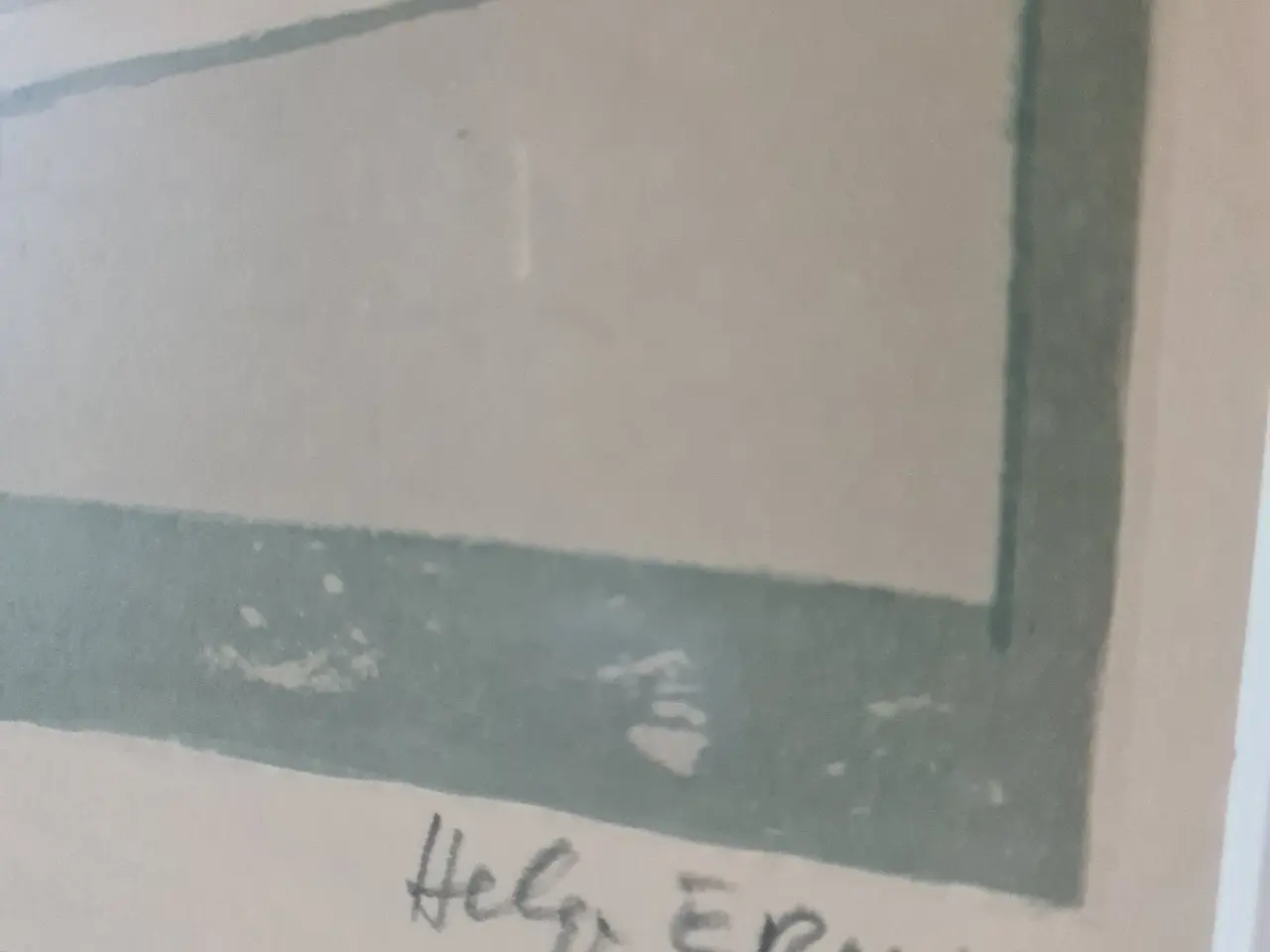 Billede 2 - Helge Ernst – stort litografi