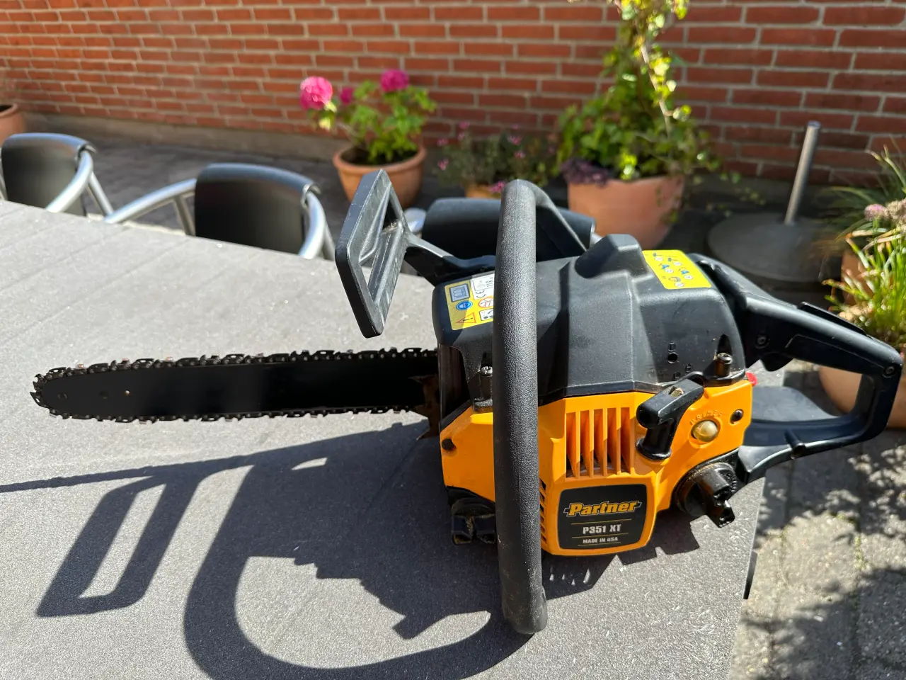 Billede 2 - Motorsav, hjelm og sikkerhedshandsker