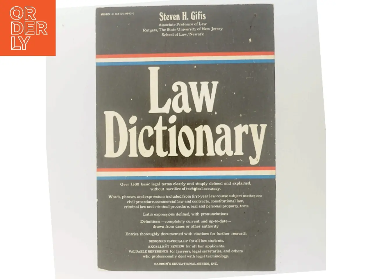 Billede 3 - Law Dictionary af Steven H. Gifis (Bog)