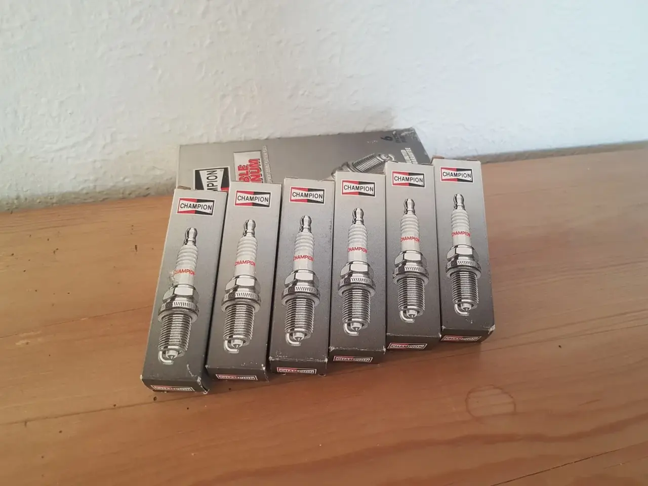 Billede 1 - 6 stk. Champion double platinum tændrør 