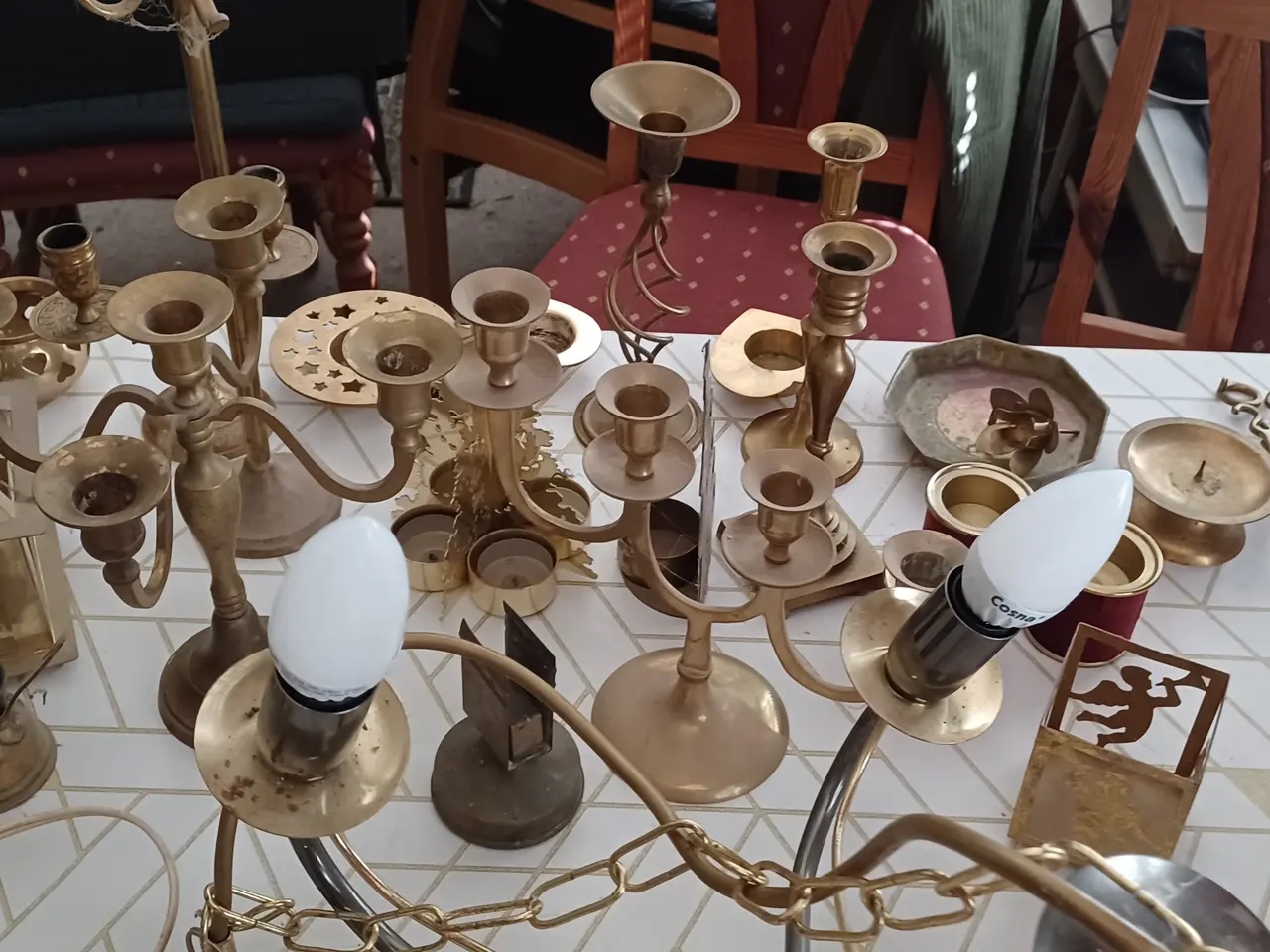 Billede 7 - Større samling messing 58 dele