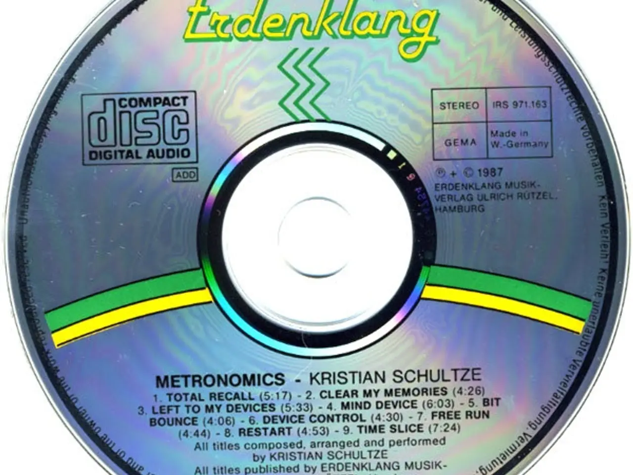 Billede 3 - Kristian Schultze – Metronomics – CD