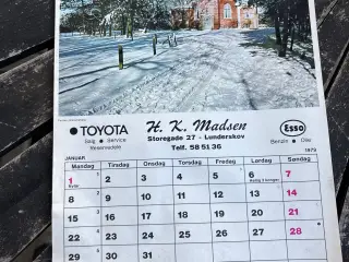 Esso / toyota kalender 1979 