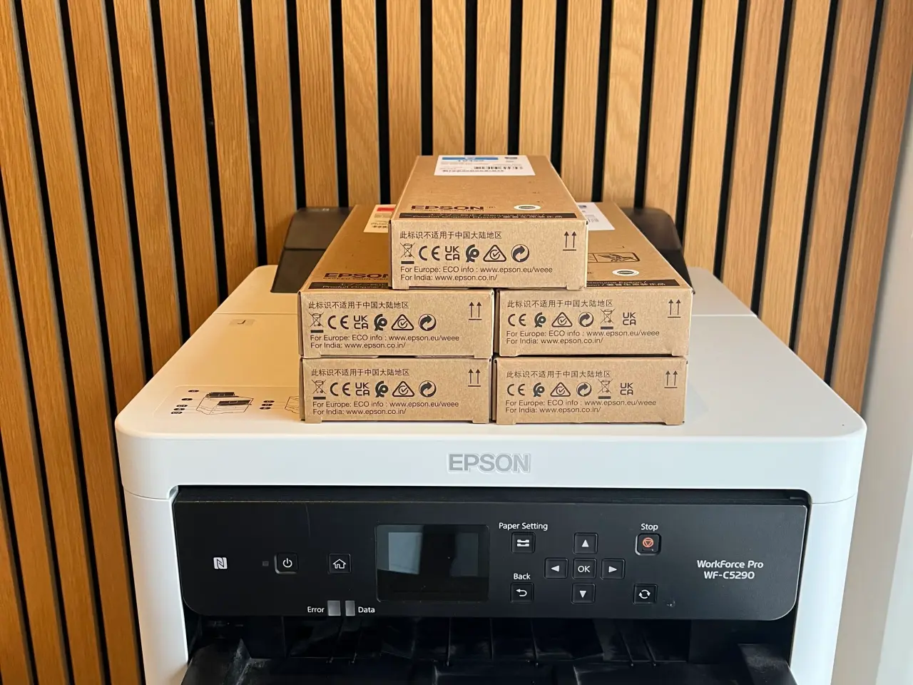 Billede 2 - Epson WorkForce Pro WF-C5290 printer med blækpatro