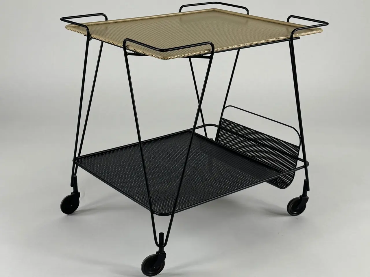 Billede 1 - GUBI Matégot Trolley – Beige/Sort