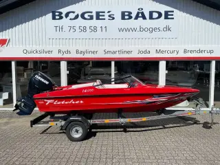 14 GTO med 60 hk Evinrude E-Tec og 750 kg trailer