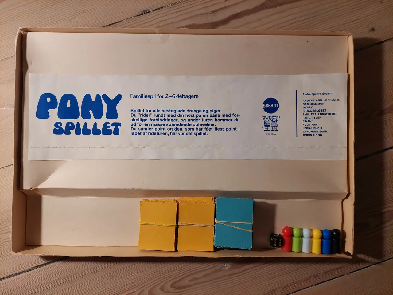 Billede 6 - Ponyspillet brætspil (Sesam retro)
