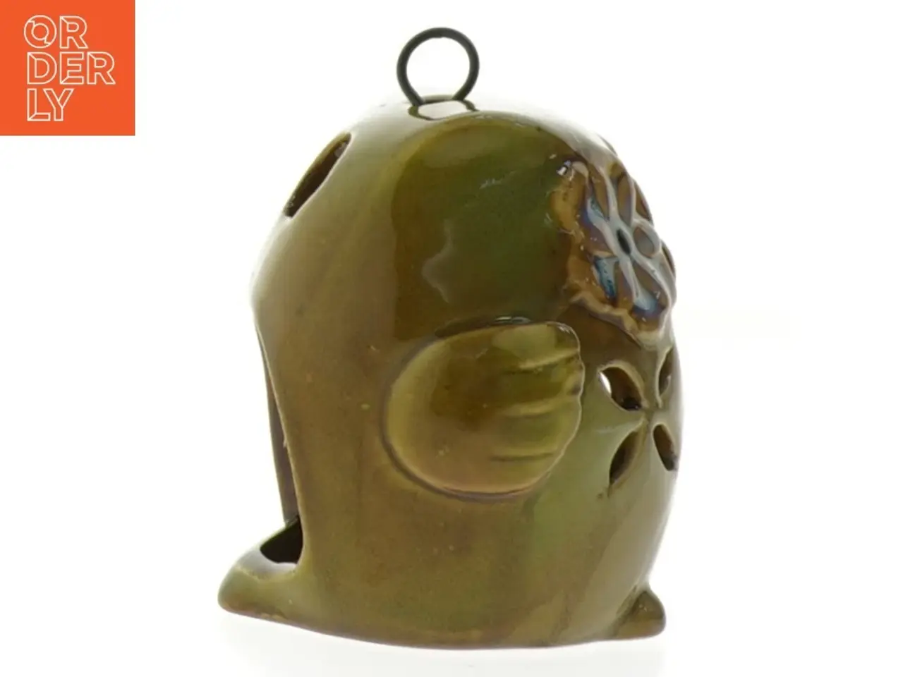 Billede 5 - Uglerformet keramisk fyrfadsstage (str. 9 cm)