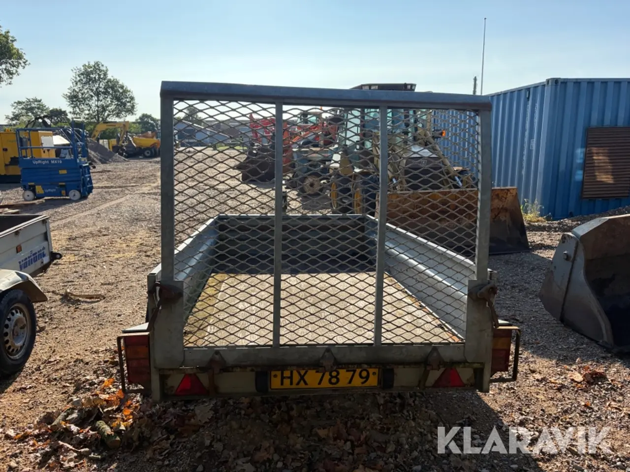Billede 4 - Trailer Brenderup 750 med spil og tip.