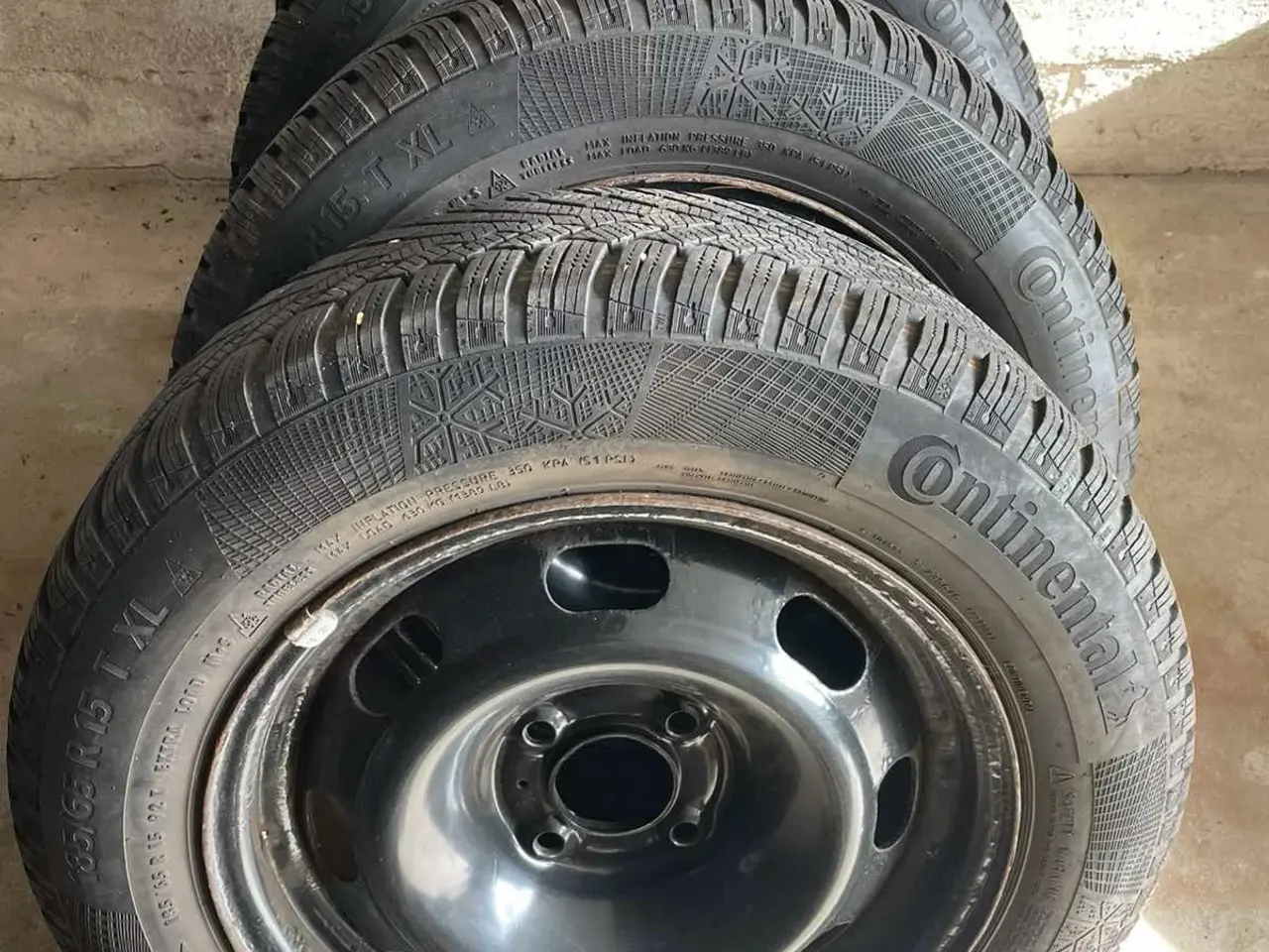 Billede 1 - 15 Peugeot/Citroën/ vinterhjul m.Conti vinterdæk