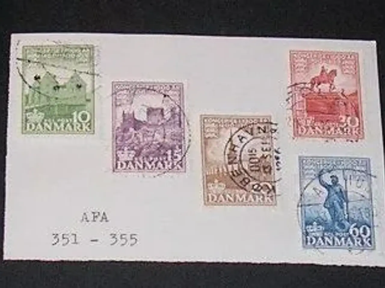 Billede 1 - 5 frimærker, Danmark