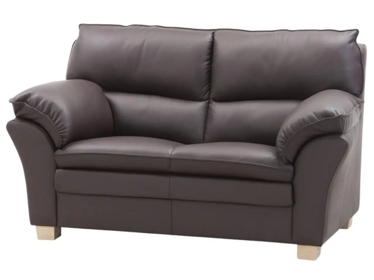 Billede 2 - Hjort Knudsen Thisted 2 pers Semianilin læder sofa