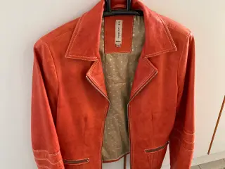 Skindjakke orange