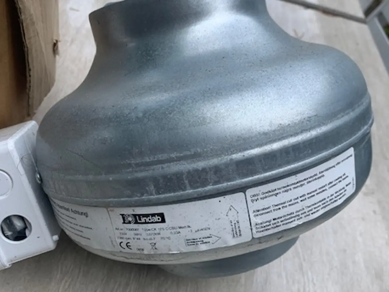 Billede 2 - Kanalventilator, Lindab CK125 CBU