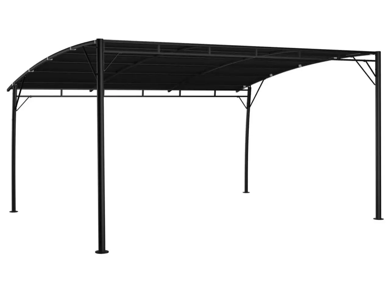 Billede 4 - Fritstående havemarkise 4 × 3 × 2,55 m - antracitgrå