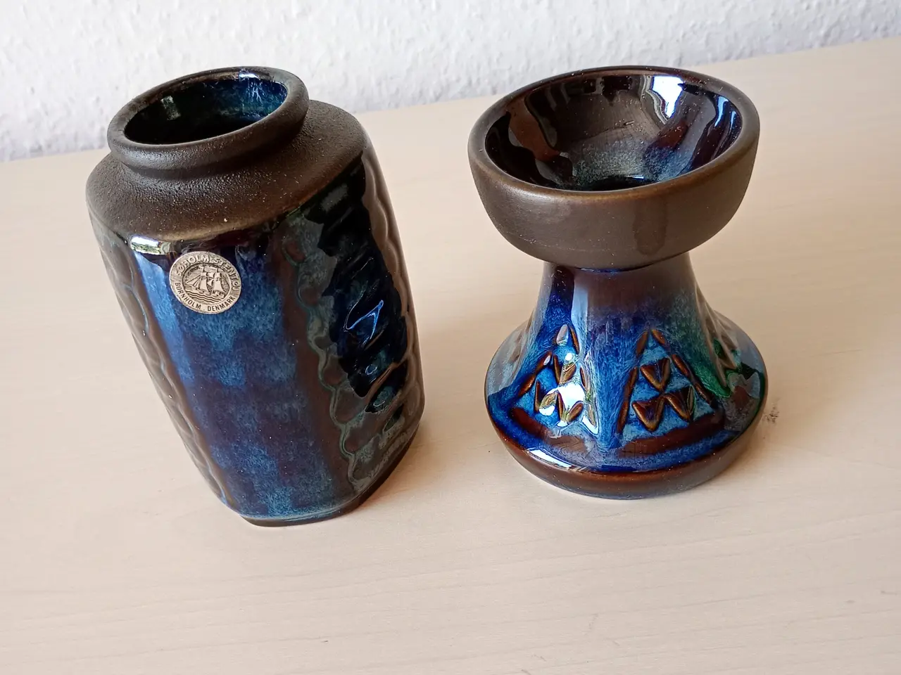 Billede 4 -  Søholm vase , lysestage