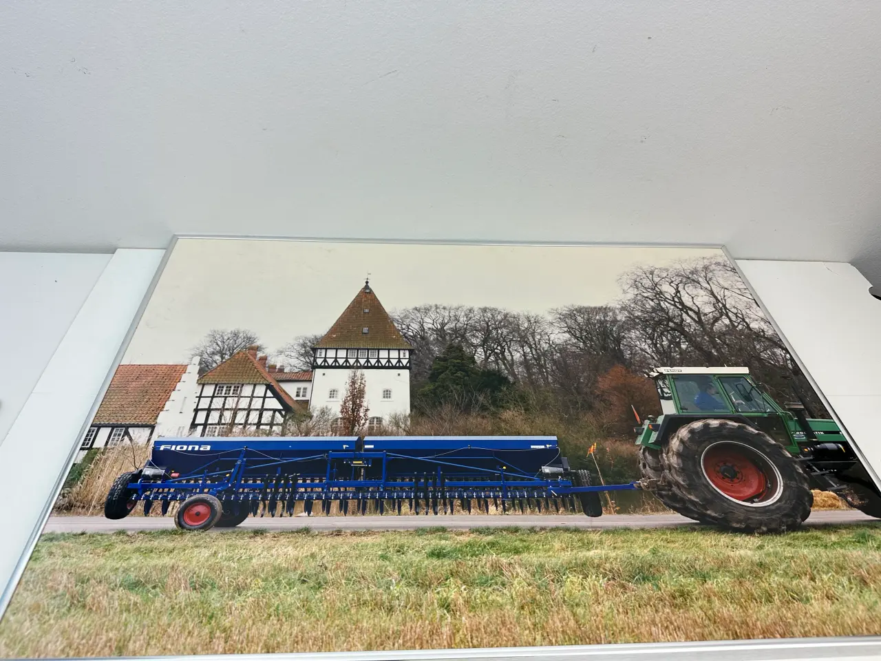 Billede 1 - Originalt foto-kunsttryk på plade (retro)