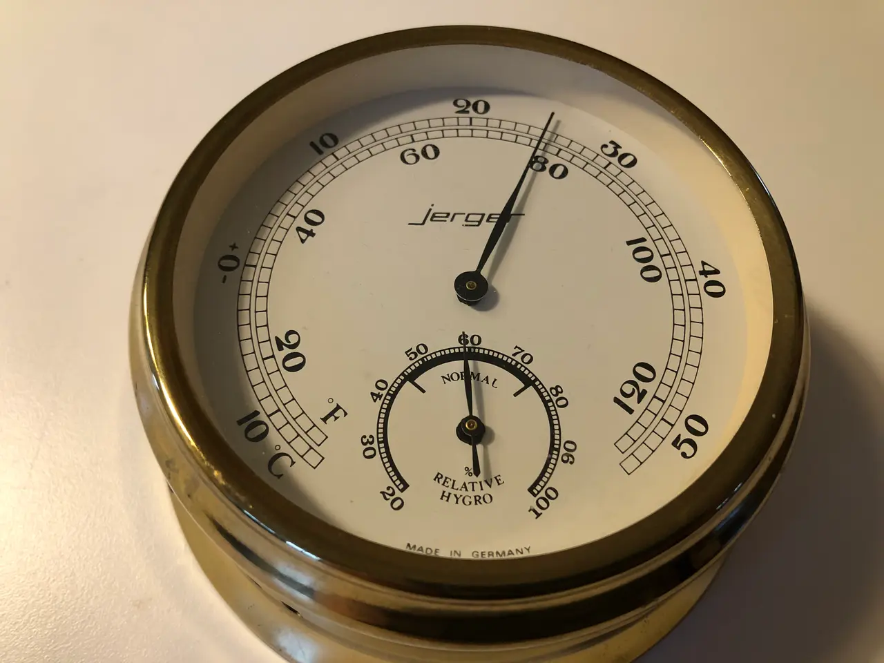 Billede 1 - Termometer og hygrometer fra Jerger