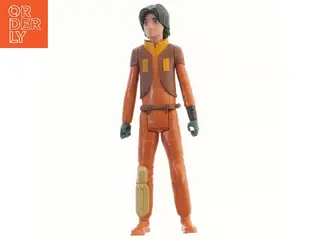 Actionfigur af karakter i orange dragt (str. 26 cm)