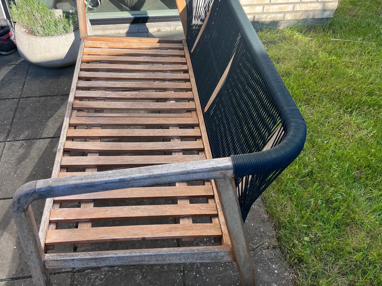 Billede 8 - Havemøbler i træ. 2 personers Sofa + lounge stol