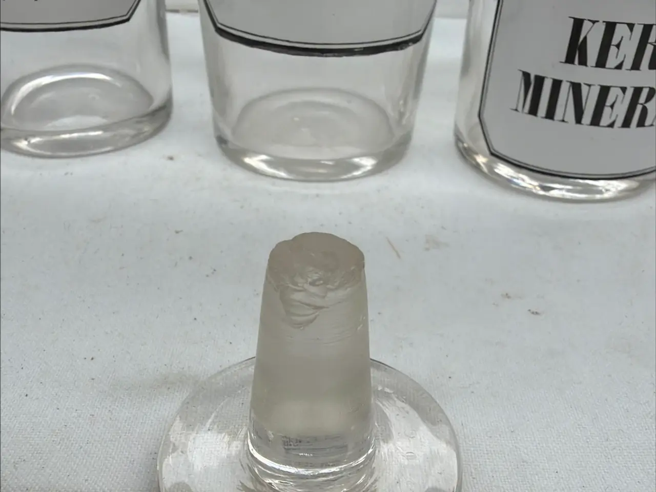 Billede 2 - 3 antikke apotekerflasker