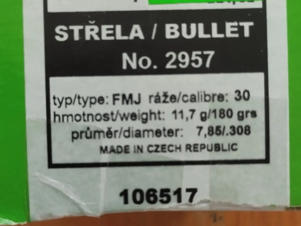 Billede 1 - S&B 30. projektiler