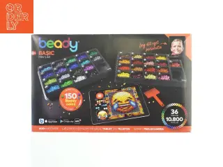 Beady Basic perlesæt fra beady (str. 36 farver, 10.800 perler)